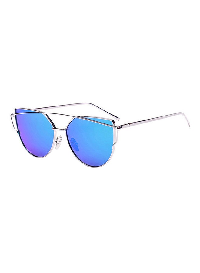 Fashion Twin Beams Classic Metal Frame Cat Eye Sunglasses