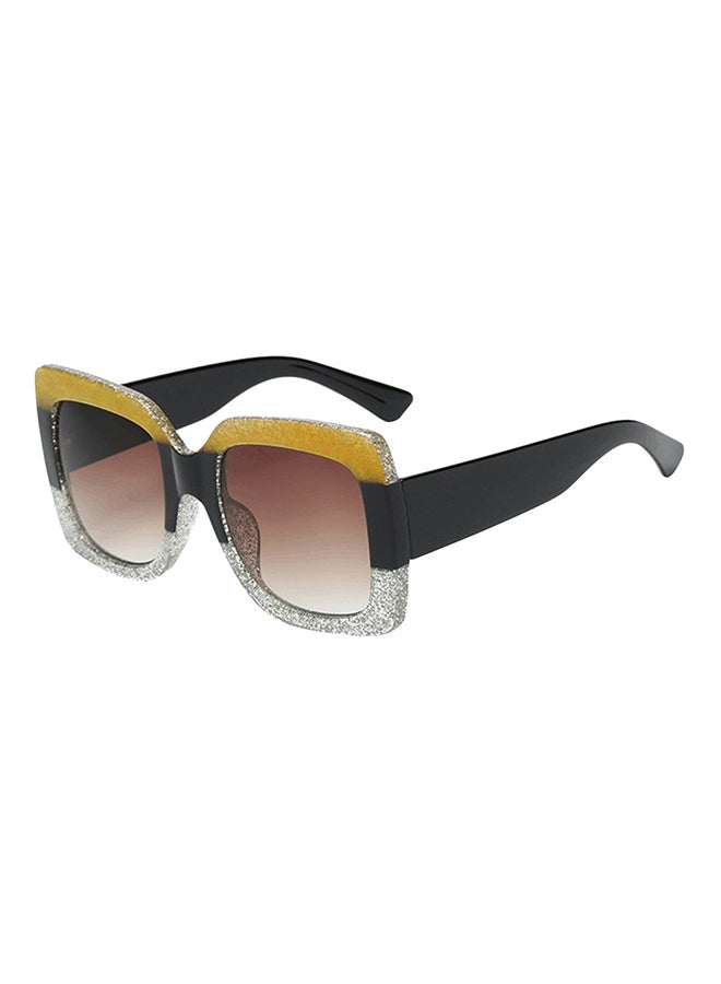 Women's Vintage Fashion Square Sunglasses Gradient Lens - Image 1