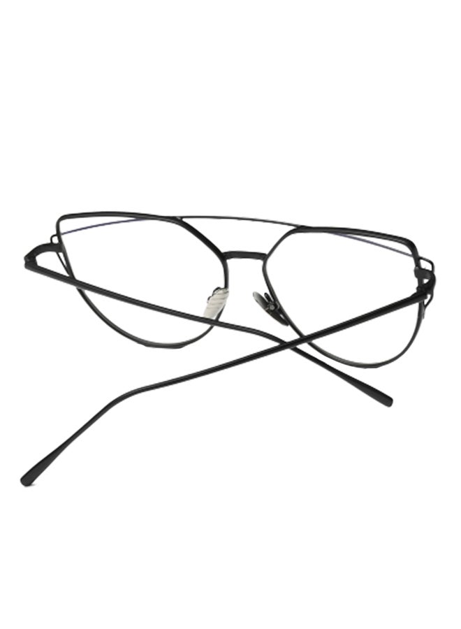 Fashion Twin Beams Classic Frame Cat Eye Sunglasses - Lens Size: 59 mm - Image 2