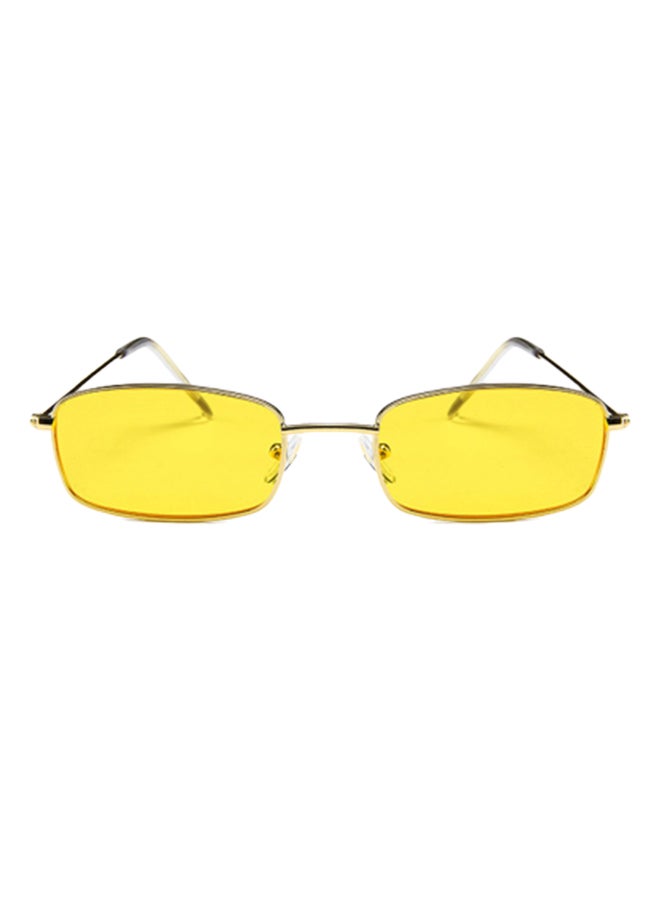 Petenies Vintage Glasses Women Man Square Shades Small Rectangular Frame Sunglasses - Image 1