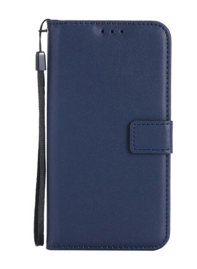 EHOME Wallet Flip Case Cover For Apple iPhone X Dark Blue - Image 1