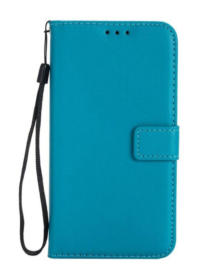 EHOME Wallet Flip Case Cover For Apple iPhone XS Blue - Image 1
