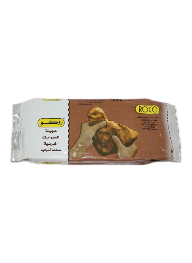 روكو عجينة سيراميك مدرسية قابلة للتشكيل بني