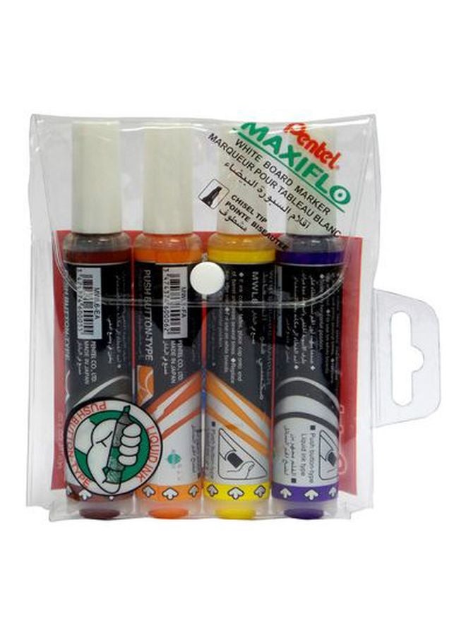 بنتل مجموعة أقلام ماركر للوح من 4 قطع متعدد الألوان - Image 2