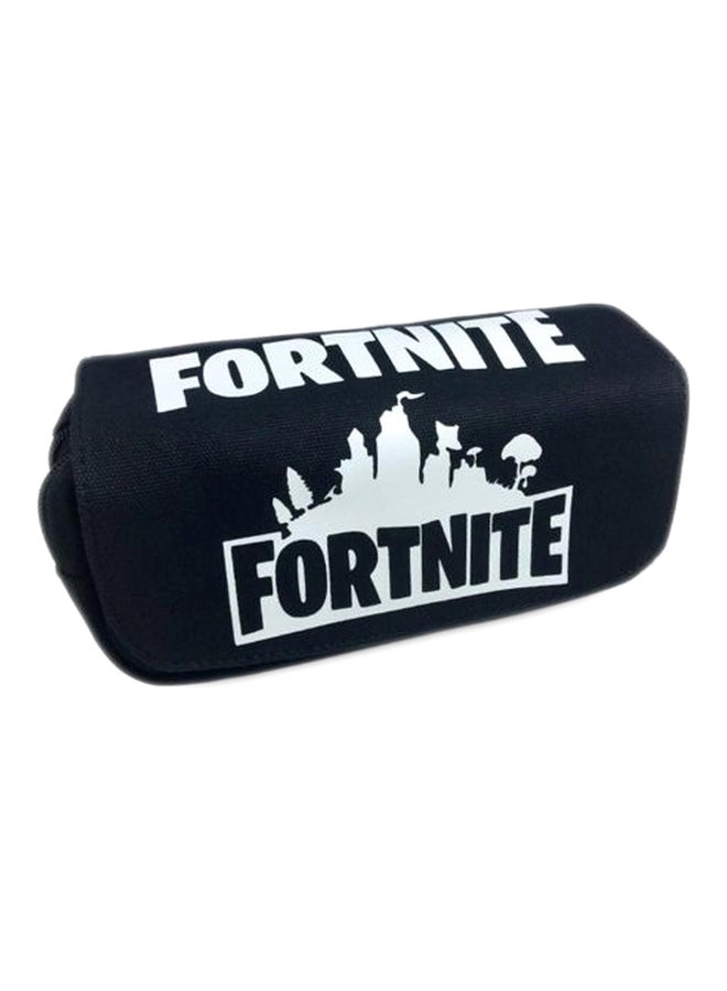 مقلمة أقلام الرصاص مطبوعة بكلمة "Fortnite" أسود  - Image 1