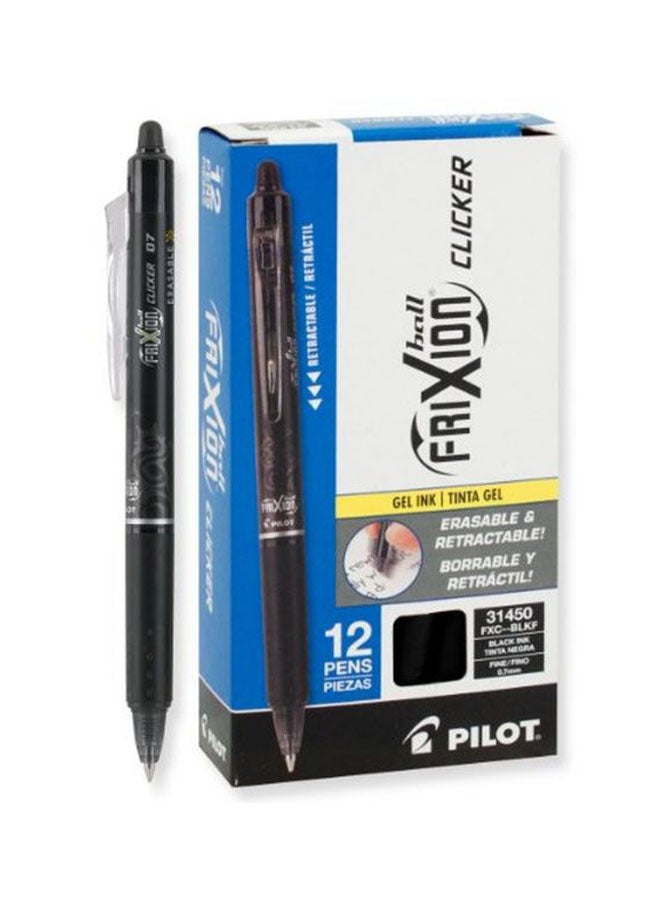 بايلوت قلم جل قابل للسحب والمحي أسود - Image 2