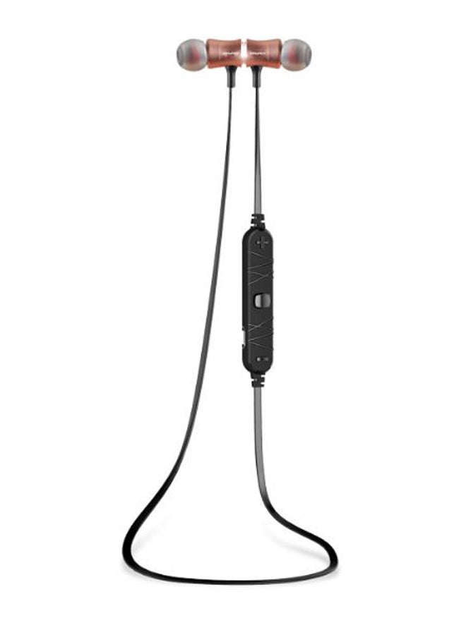 أوي سماعات أذن داخلية مغناطيسية بخاصية البلوتوث أسود/ذهبي