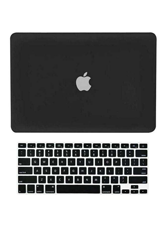 Keyboard Cover With Screen Protector For Macbook Air 13-Inch Black