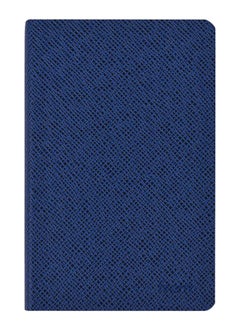 Classic A6 Plain Lined Notebook Blue