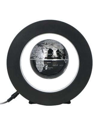Floating Earth Globe World Map With LED Light Black 3.5inch - v1561650677/N27100174A_1