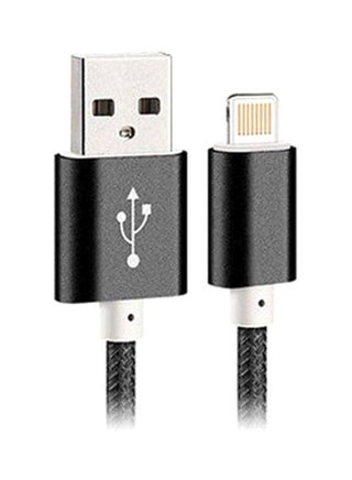 Lightning Micro USB Braided Sync Data Cable for Apple iPhone Black - v1561650739/N23981687A_1