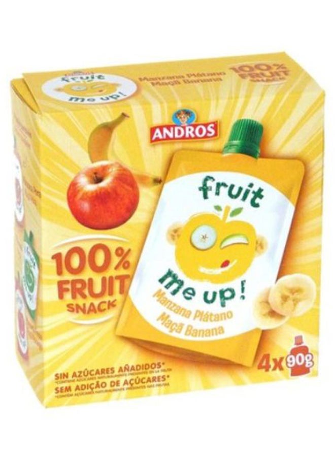 Fruit Me Up Apple Banana 90grams Pack of 4