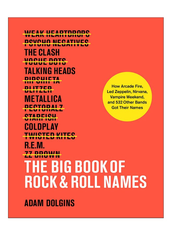 The Big Book Of Rock & Roll Names Paperback English by Adam Dolgins - 07-May-19