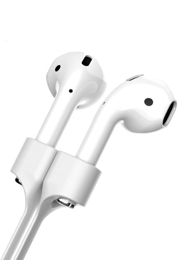 Baseus Earphone Strap For Apple AirPods White/Silver