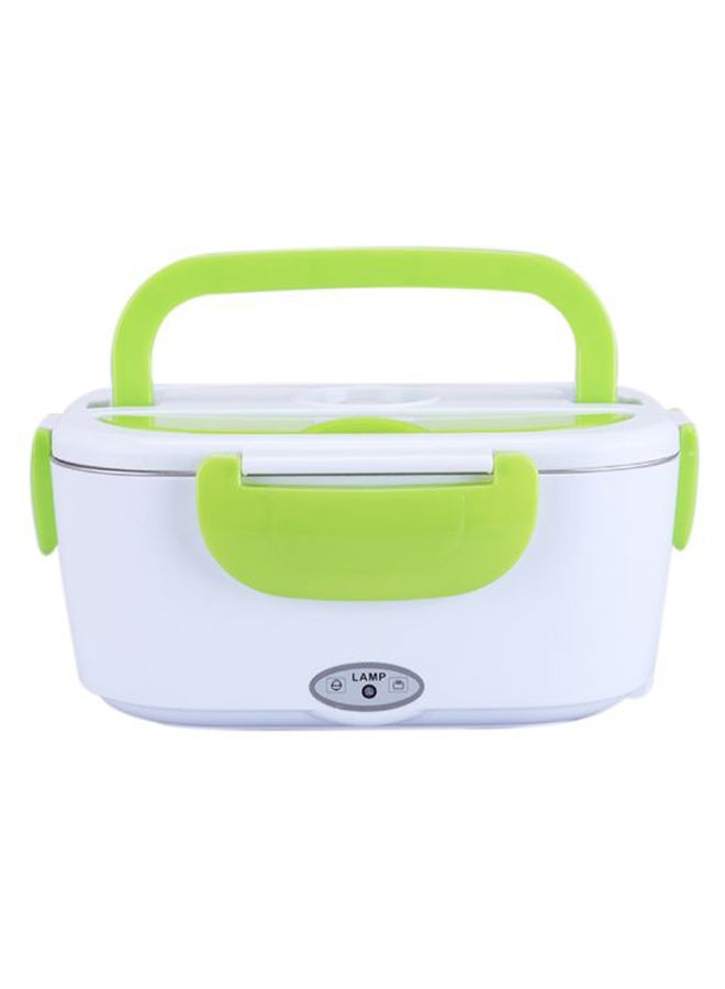 Portable Electric Heating Lunch Box With EU Plug Green/White - Image 1
