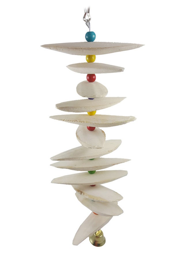 HENGZI Cuttlefish Bone Bird Toy Beige 20cm