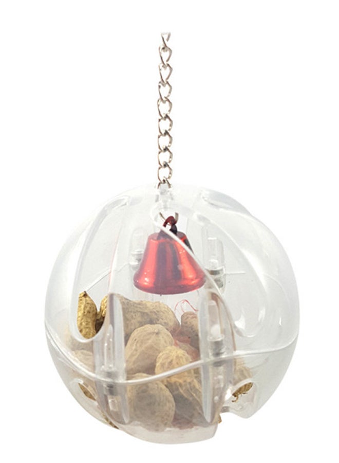 HENGZI Parrot Hanging Feeder Clear 9centimeter