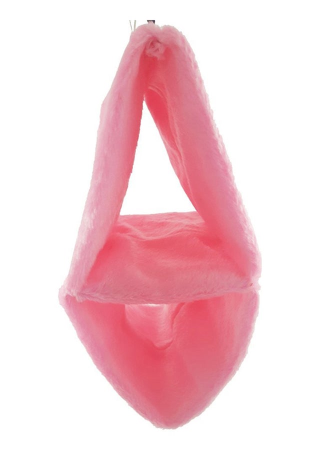 HENGZI Double Layer Parrot Hanging House Pink 25x15x33cm