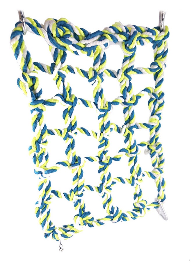 HENGZI Hamster Climbing Rope Green/Blue/White 20 x 28centimeter