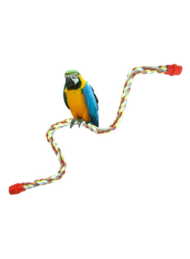 لعبة حبل مطاطي للطائر متعدد الألوان 53.3سم