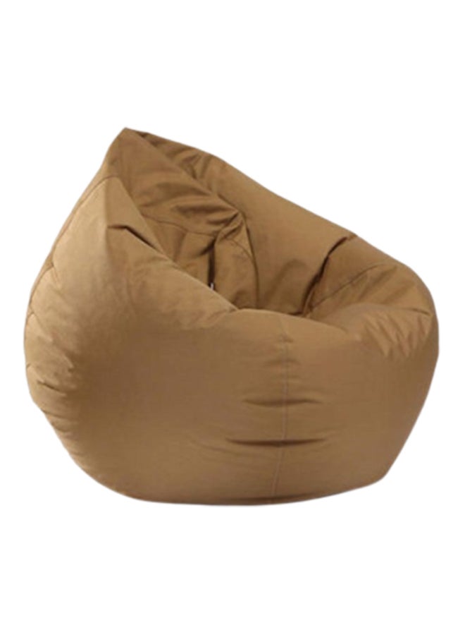 Generic Large Bean Bag Sofa Cover Without Filler Brown 60 x 40centimeter 
