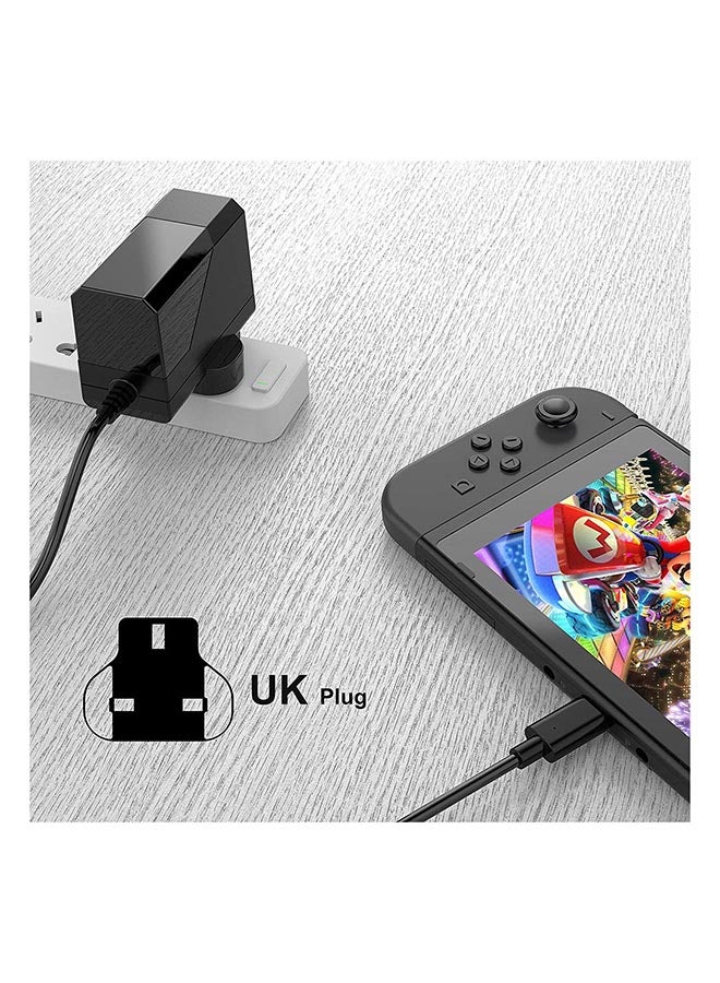 AC Adapter Charger Fast Charging For Nintendo Switch/Switch LITE Black - v1561703434/N27296672A_3