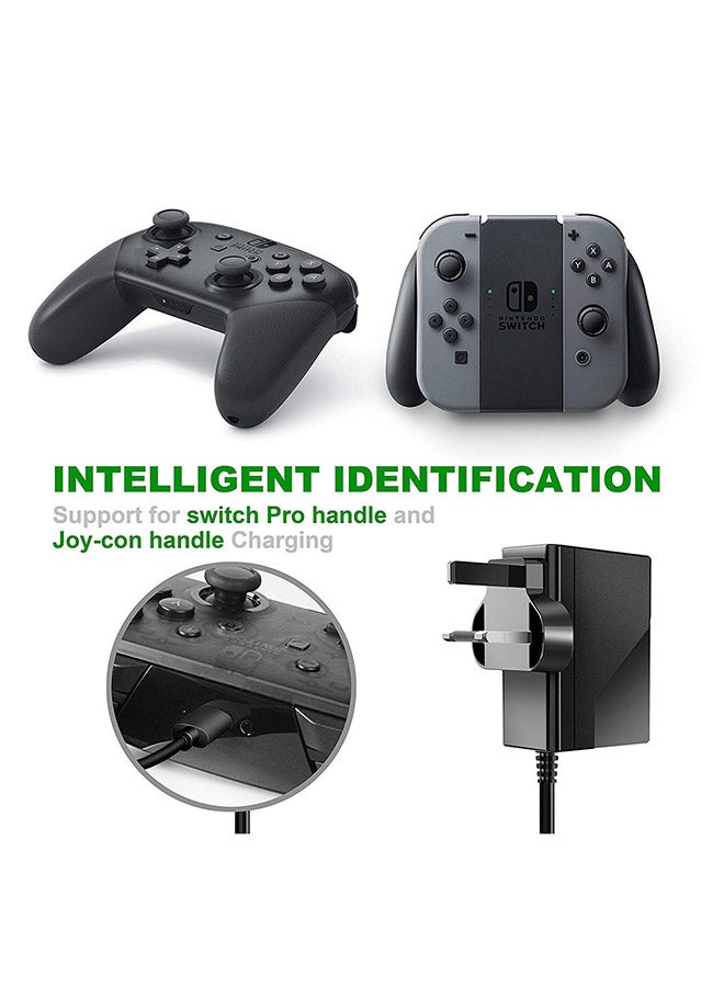 GameWill AC Adapter Charger Fast Charging For Nintendo Switch/Switch LITE Black - Image 4