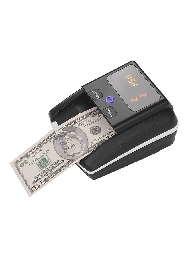 Generic Small Banknote Bill Detector Denomination Value Counter Black  - Image 1