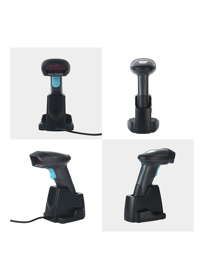 Generic Wireless USB Handheld 1D Barcode Scanner Black  - Image 2