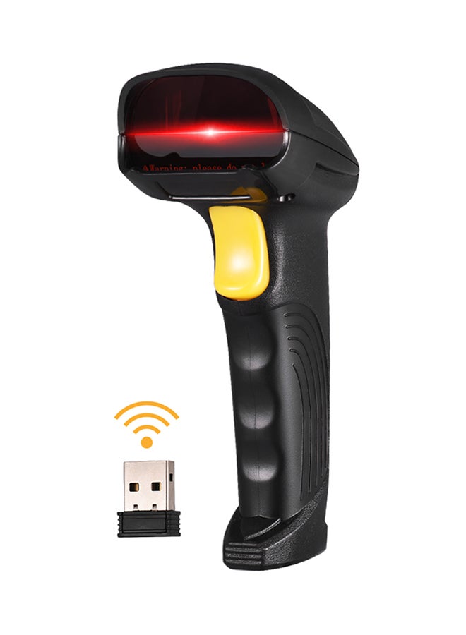 أيبيسي ماسح باركود سلكي محمول باليد بمنفذ USB أسود/ أصفر - Image 1