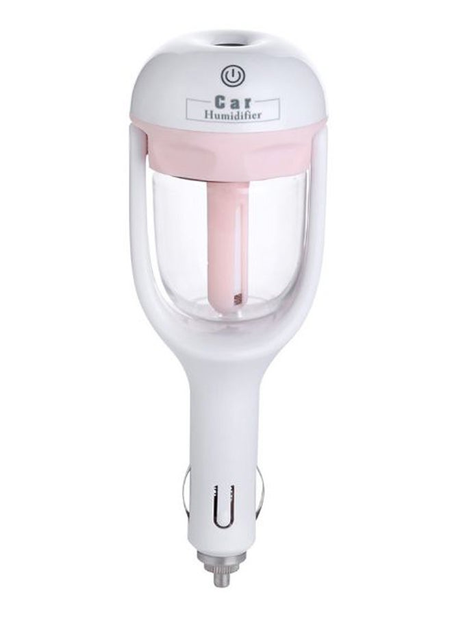 Electric Mini Car Humidifier 50Ml White/Pink 50ml - Image 1