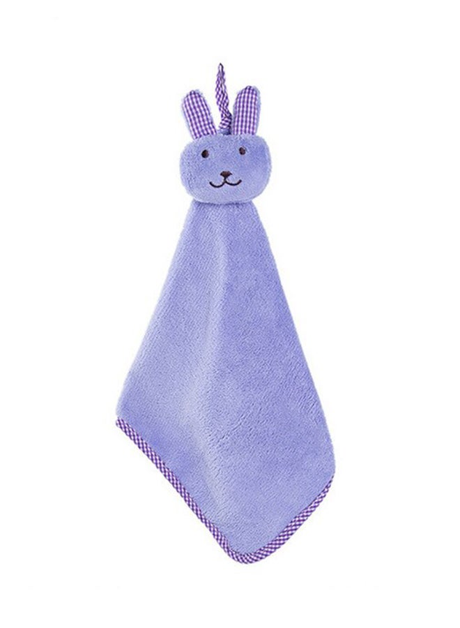 Cartoon Animal Dishcloths Hanging Wipe Bath Towel Purple