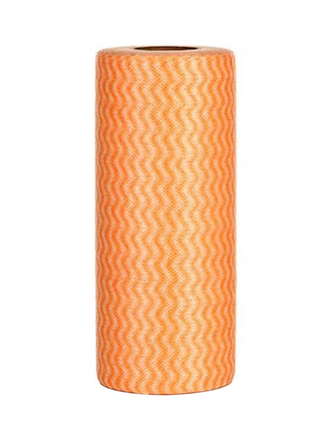 Disposable Non-woven Cleaning Cloth Orange