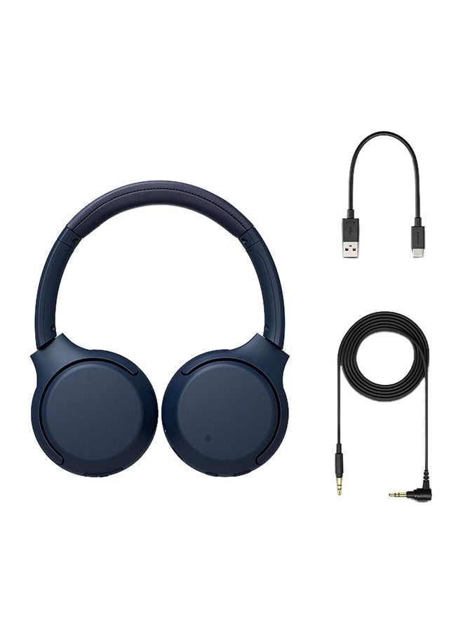 Sony - Bluetooth Over-Ear Headphone With  Mic Blue - Image 1