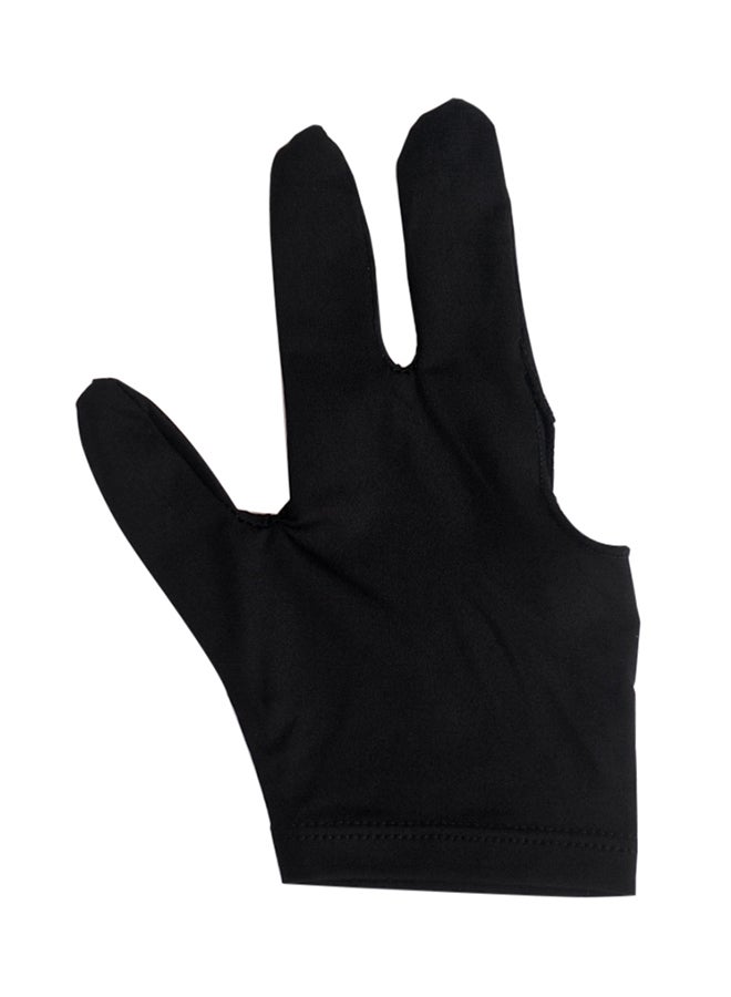 Generic 3-Piece Absorbent Billiard Three Fingers Spandex Cue Sport Gloves 0.0353kg 