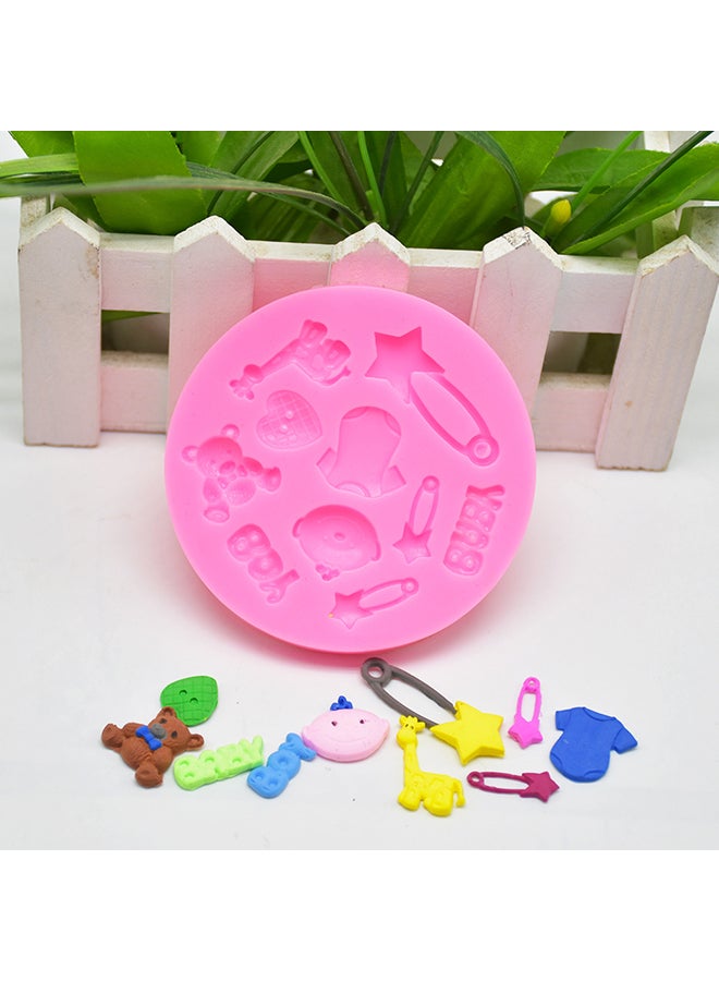 Cake Mold  Lovely Soap Candy Biscuits DIY  For  Kids Pink - Image 5