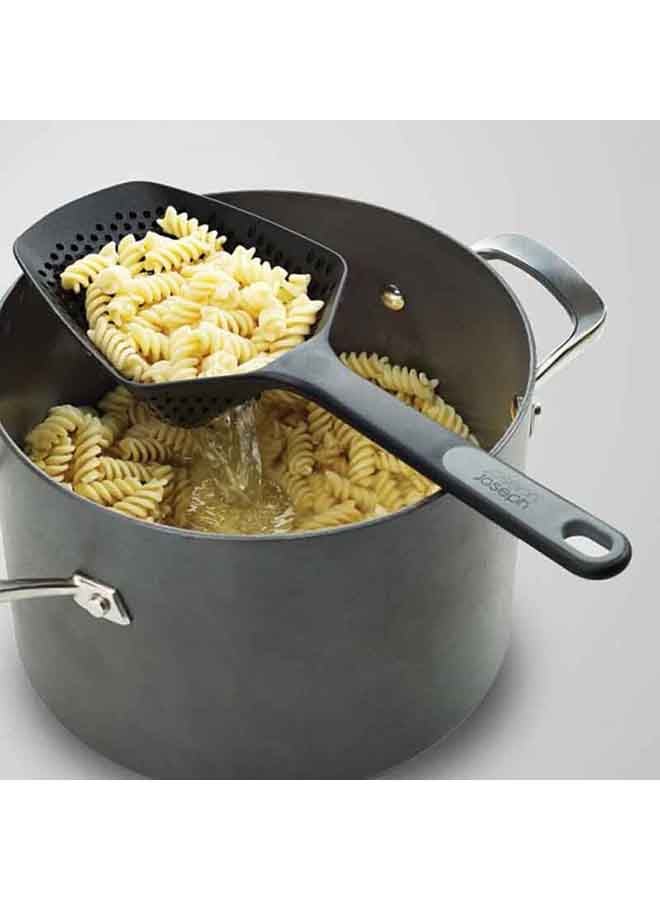 Food Slotted Filter Spatula Black  - Image 2