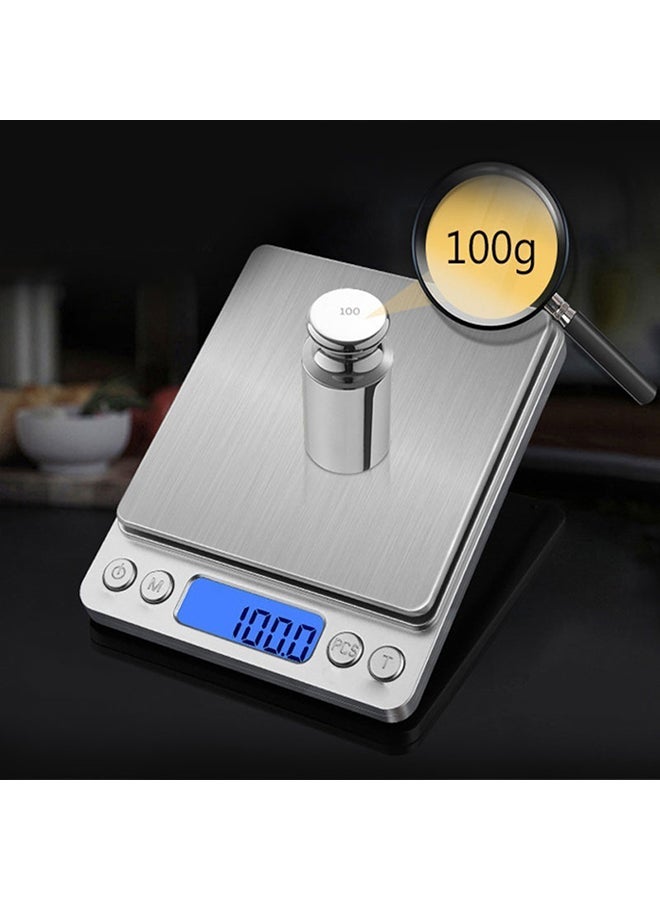 Stainless Steel Digital Scales Silver
