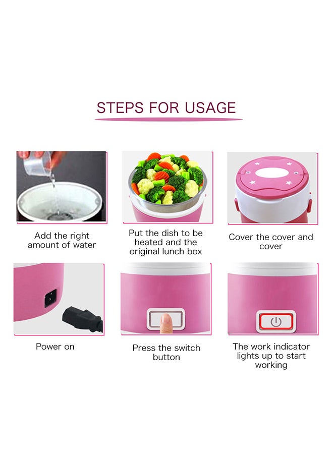 Mini Cooker Heating Lunch Box Multicolour - Image 3
