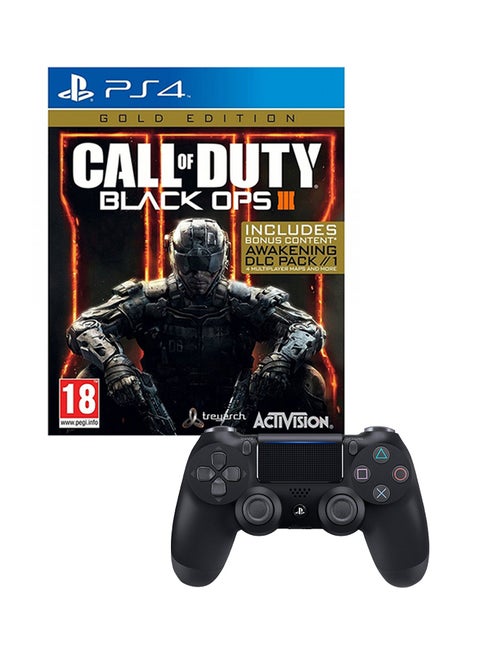 Call Of Duty: Black Ops 3 Gold Edition (Intl Version) With DualShock 4 Wireless Controller - playstation_4_ps4