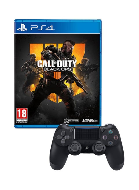 Call Of Duty: Black OPS 4 (Intl Version) With DualShock 4 Controller - Action & Shooter - PlayStation 4 (PS4)