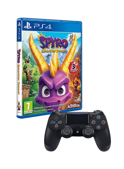 Spyro : Reignited Trilogy (Intl Version) With DualShock 4 Wireless Controller - Adventure - PlayStation 4 (PS4)