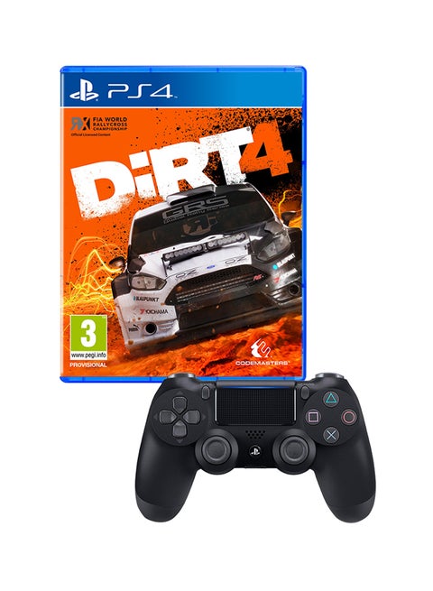 Dirt 4 Game With DualShock 4 Wireless Controller - racing - playstation_4_ps4