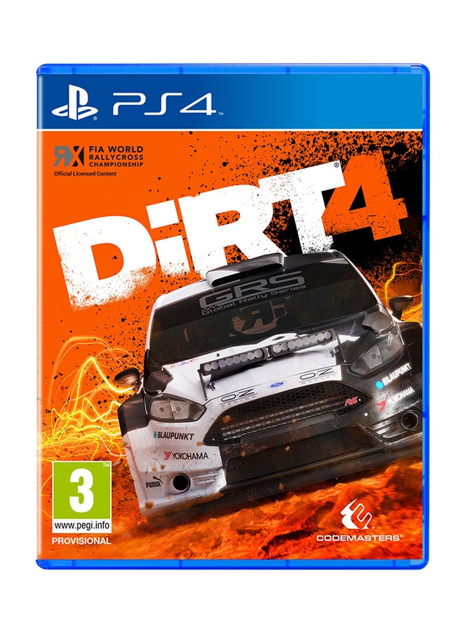 Dirt 4 Game With DualShock 4 Wireless Controller - racing - playstation_4_ps4