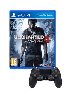 Uncharted 4 : A Thief's End  (Intl Version) With DualShock 4 Wireless Controller - adventure - playstation_4_ps4
