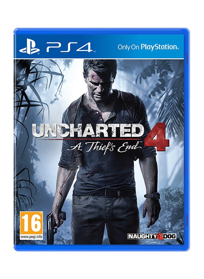 NAUGHTY DOG - Uncharted 4 : A Thief's End  (Intl Version) With DualShock 4 Wireless Controller - adventure - playstation_4_ps4 - Image 1