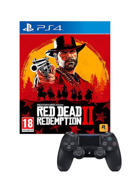 Red Dead Redemption 2 With DualShock 4 Wireless Controller - action_shooter - playstation_4_ps4