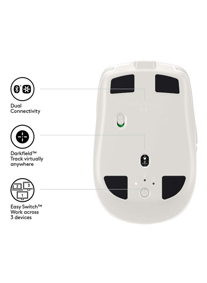 Logitech - Anywhere MX 2S Wireless Gaming Mouse White - Image 1