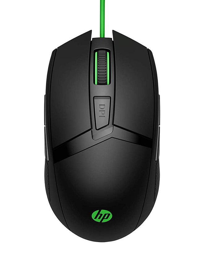 HP - Pavilion Gaming Mouse 300 Black/Green - Image 1