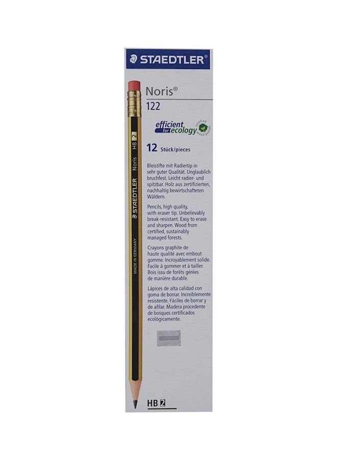 STAEDTLER Noris Pencil Brown/Black/Red - Image 1